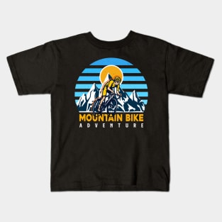 mountain bike adventure Kids T-Shirt